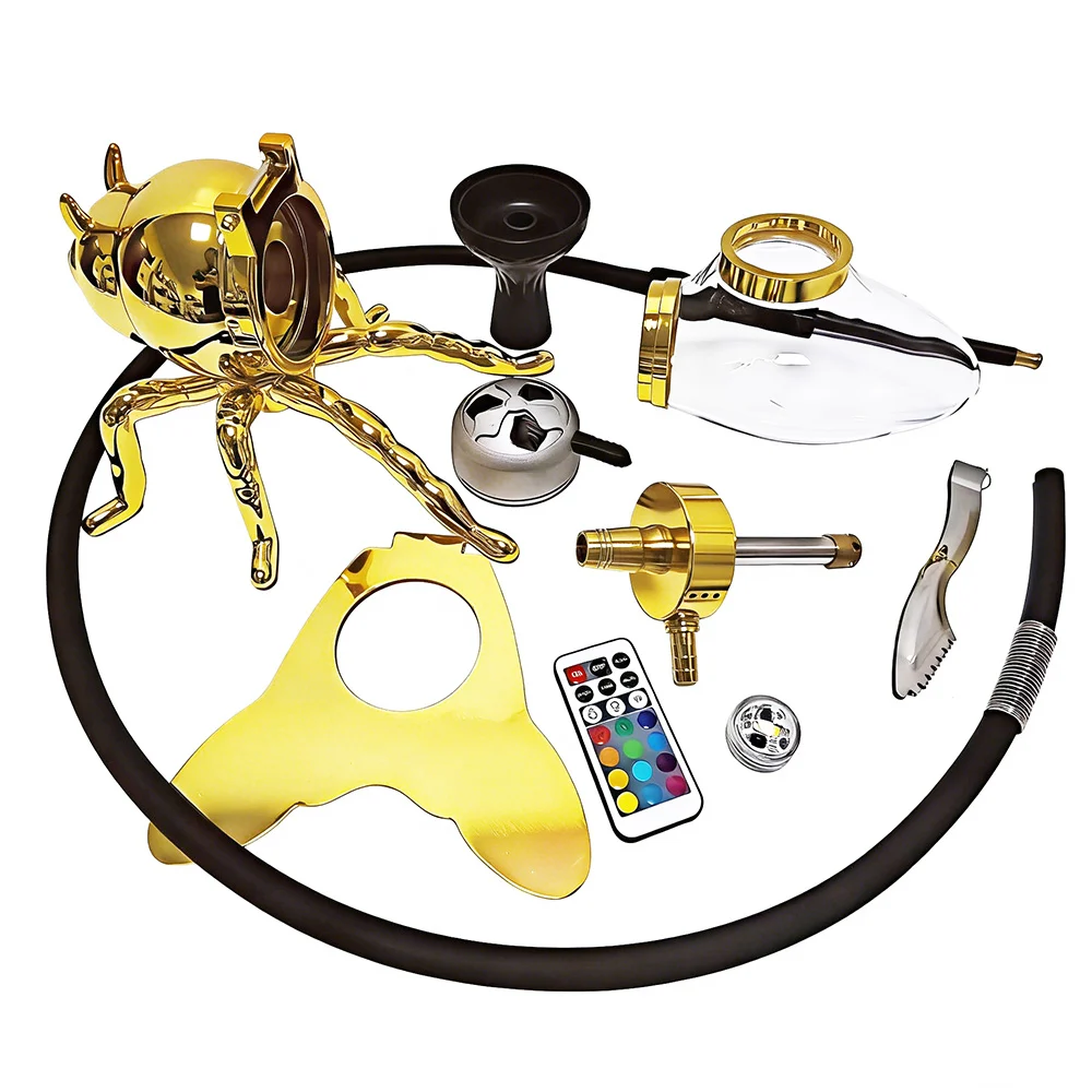 Mini bee LED hookah