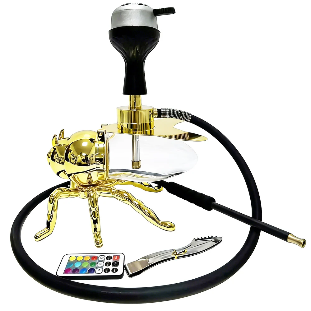 Mini bee LED hookah