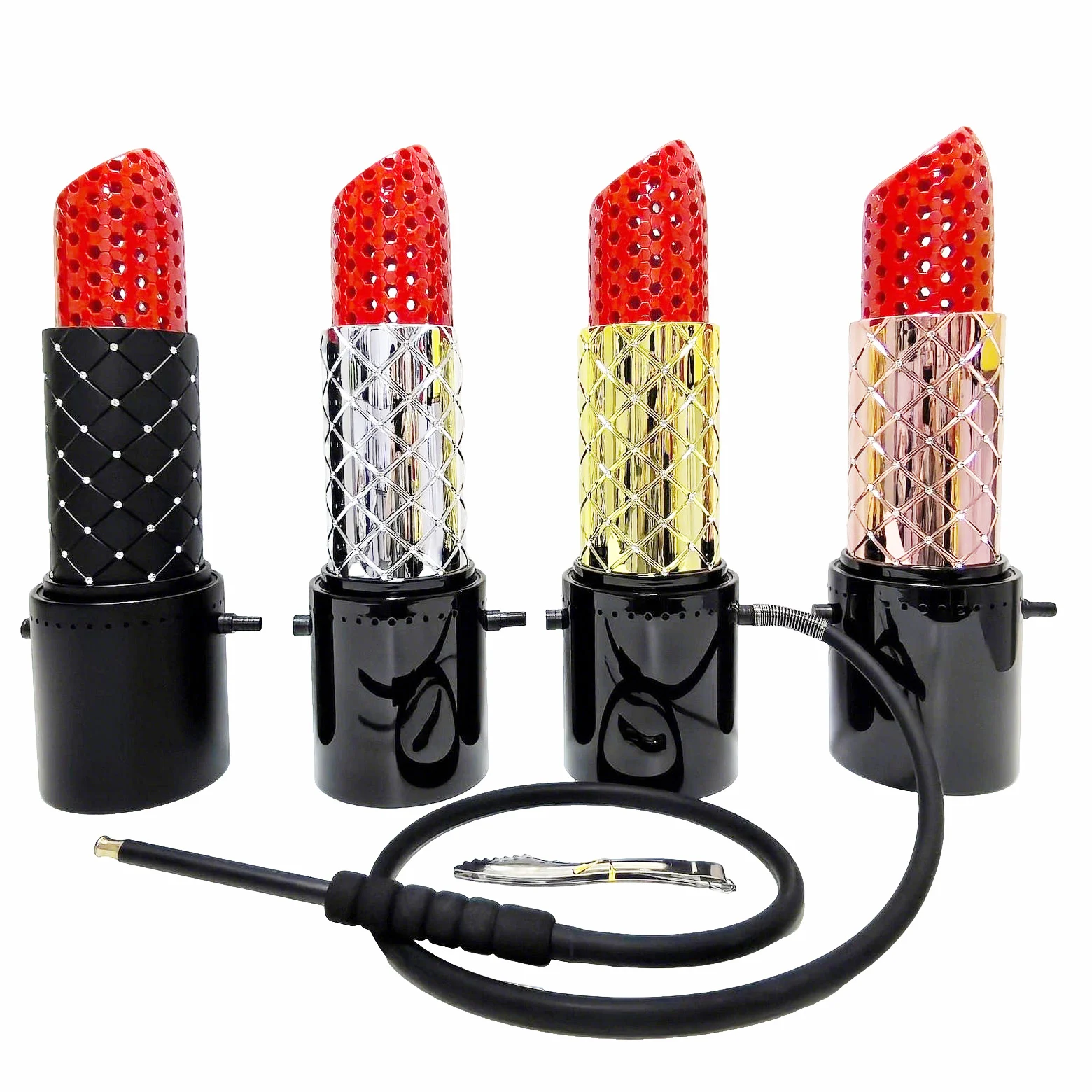 Diamond Lipstick Hookah Set