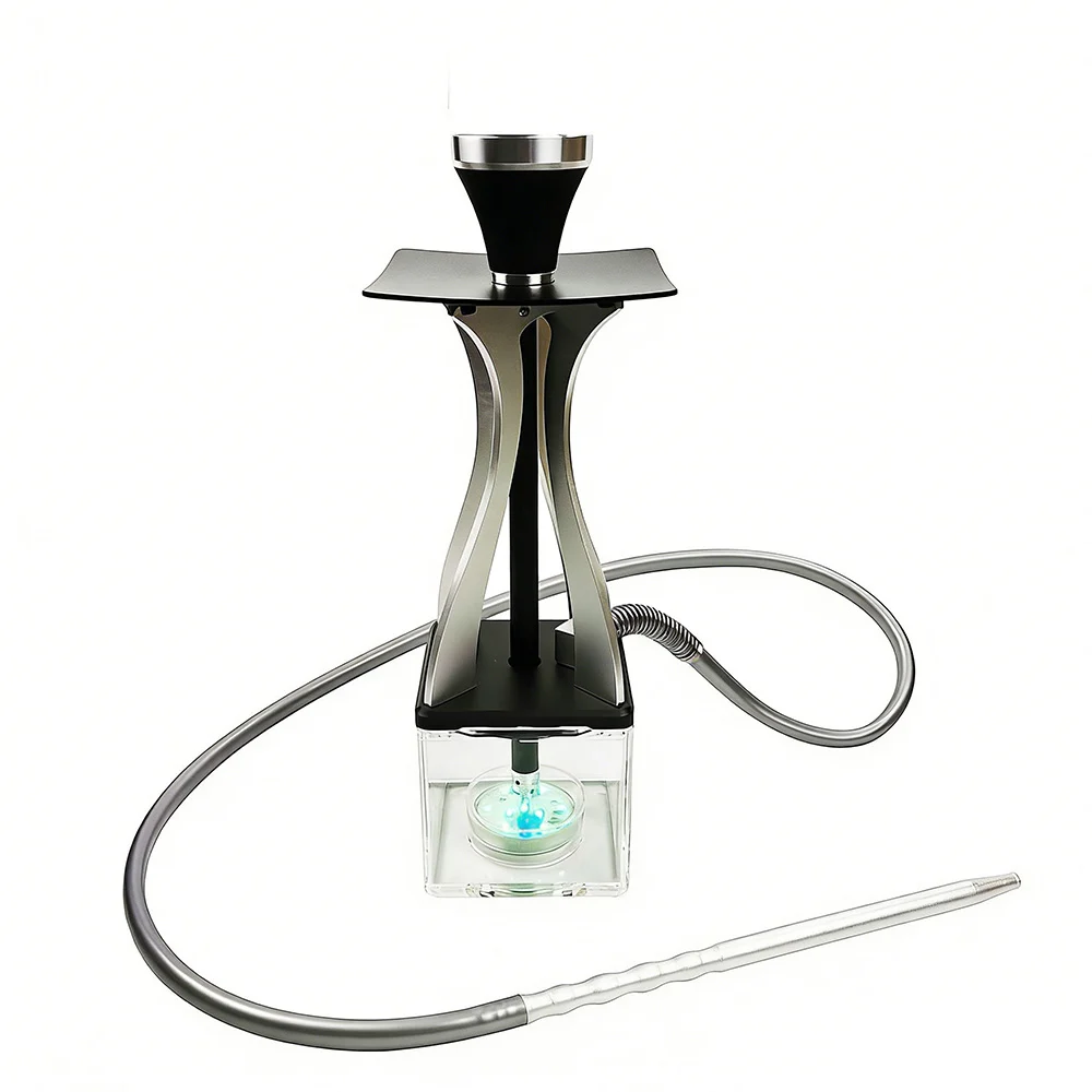 Wholse Set Acrylic Hookah with Heating Management
