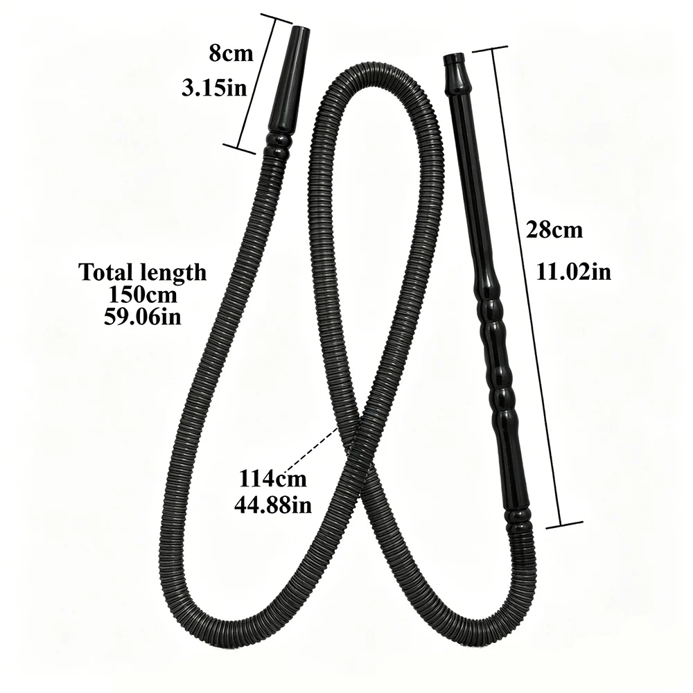 Disposable Plastic Hookah Hose