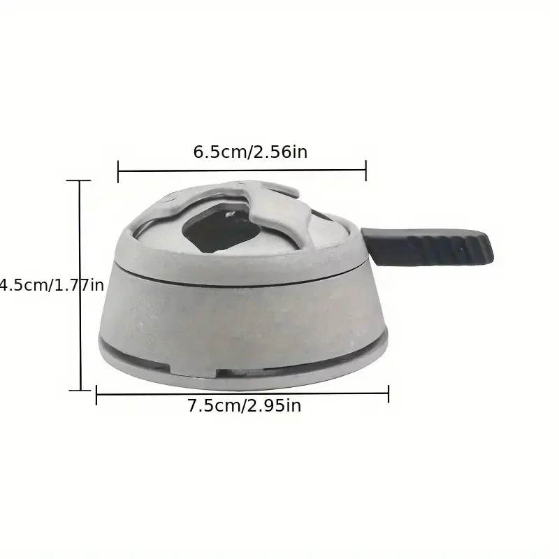 Frosted Aluminum Hookah Coal Holder