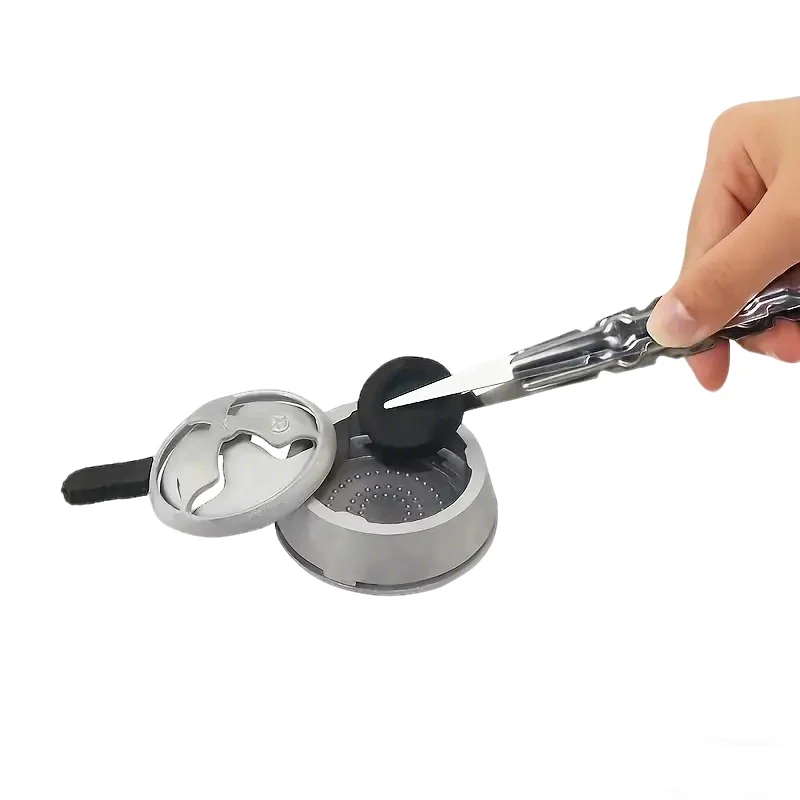 Frosted Aluminum Hookah Coal Holder