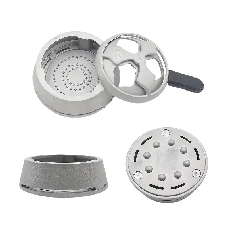 Frosted Aluminum Hookah Coal Holder