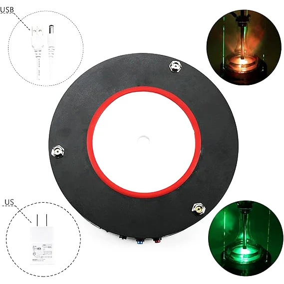 3-Beam Green Laser RGB Hookah Light Base