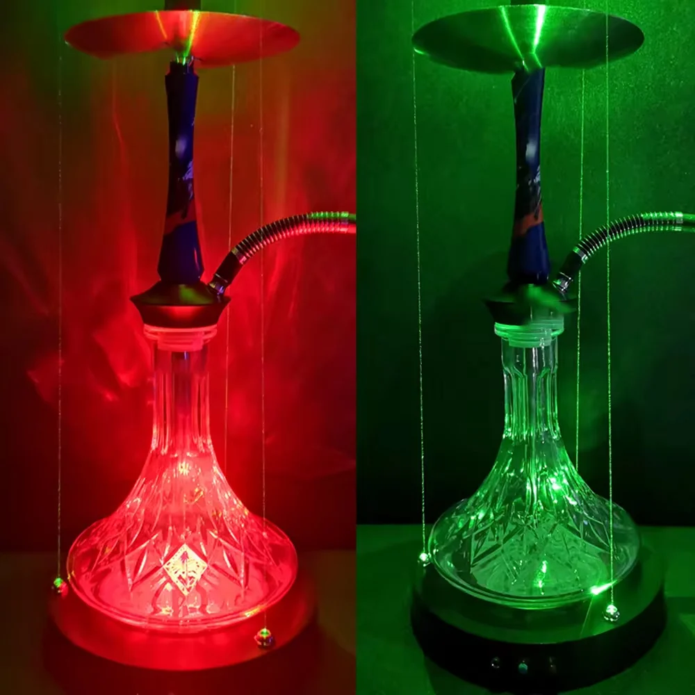 3-Beam Green Laser RGB Hookah Light Base