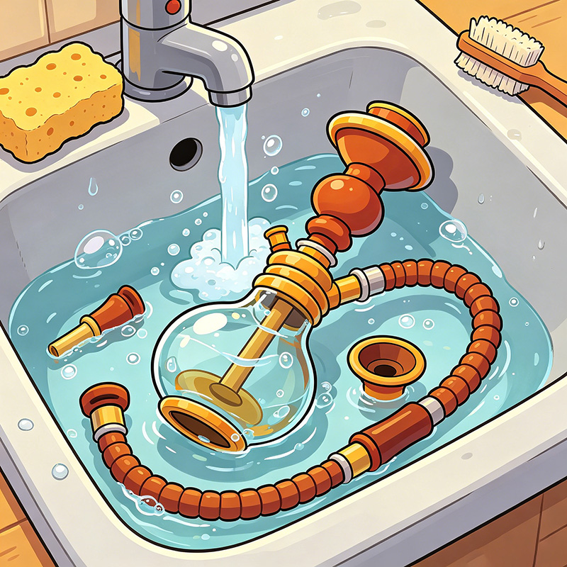 Clean hookah