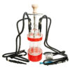 Multi-Hose LED Column Acrylic Hookah