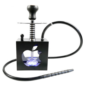 Apple Cutout LED Square Hookah