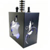 Apple Cutout LED Square Hookah
