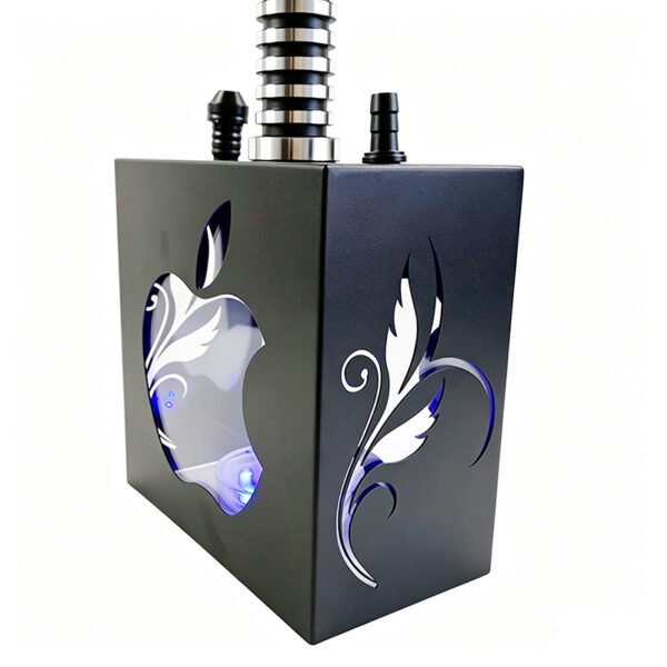 Apple Cutout LED Square Hookah