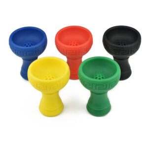 Embossed Pattern Silicone Shisha Tobacco Bowl