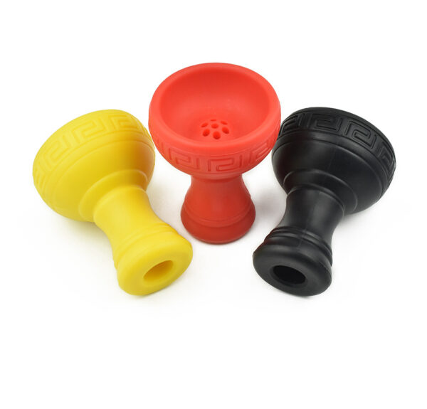 Embossed Pattern Silicone Shisha Tobacco Bowl