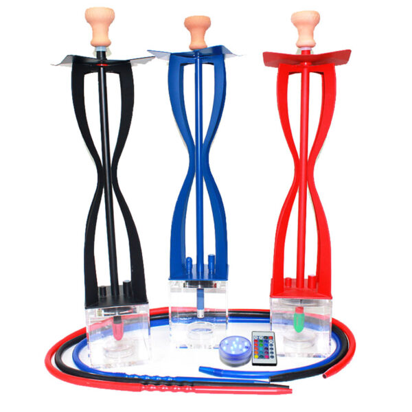 83cm Hourglass Frame Acrylic Hookah Smoking Sheesha