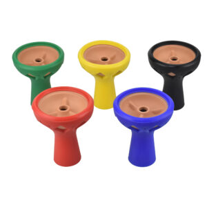 Detachable Silicone Frame Clay Hookah Bowl