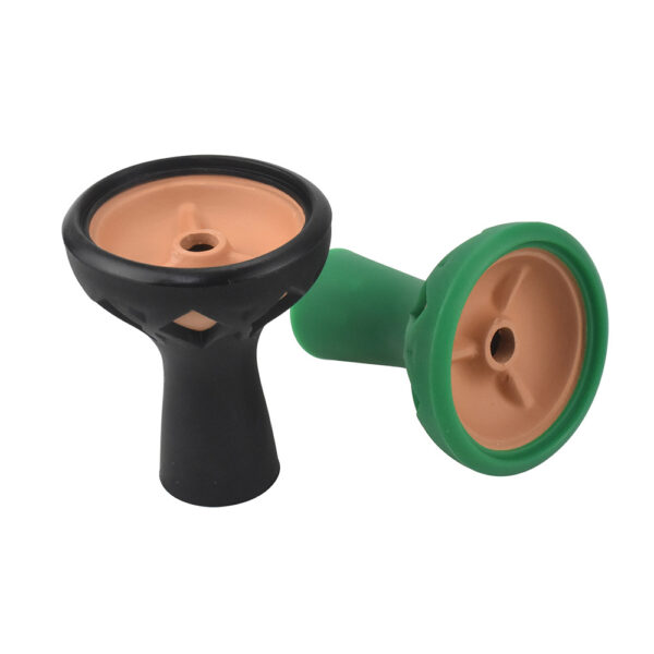 Detachable Silicone Frame Clay Hookah Bowl