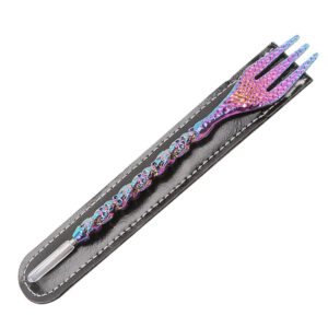 Colorful fork and Poker