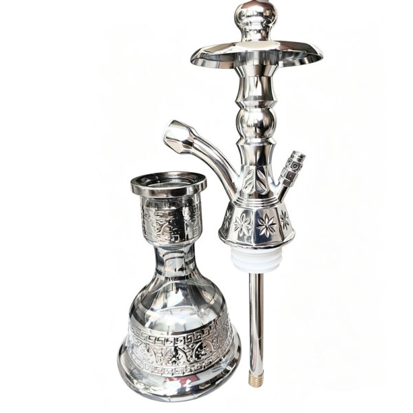 Mini Egyptian Hookah Chrome