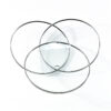 Different Size Hookah Shisha Glass Tray