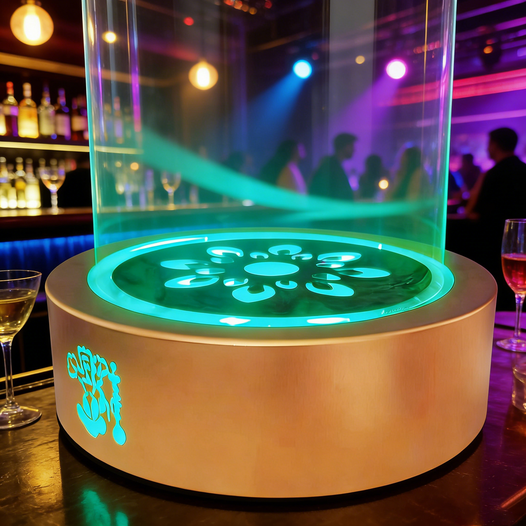 led- hookah base