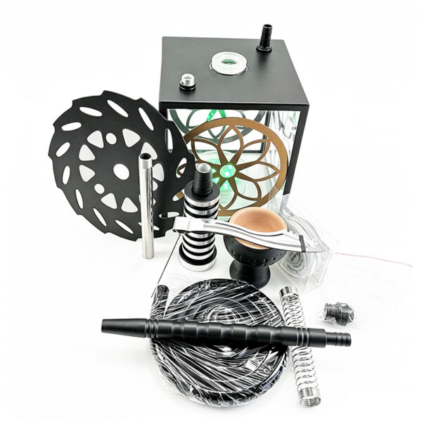 Flower Metal Acrylic Hookah