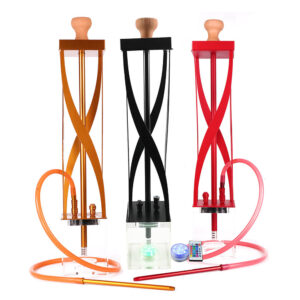 Twisted Frame LED Acrylic Hookah Sheesha