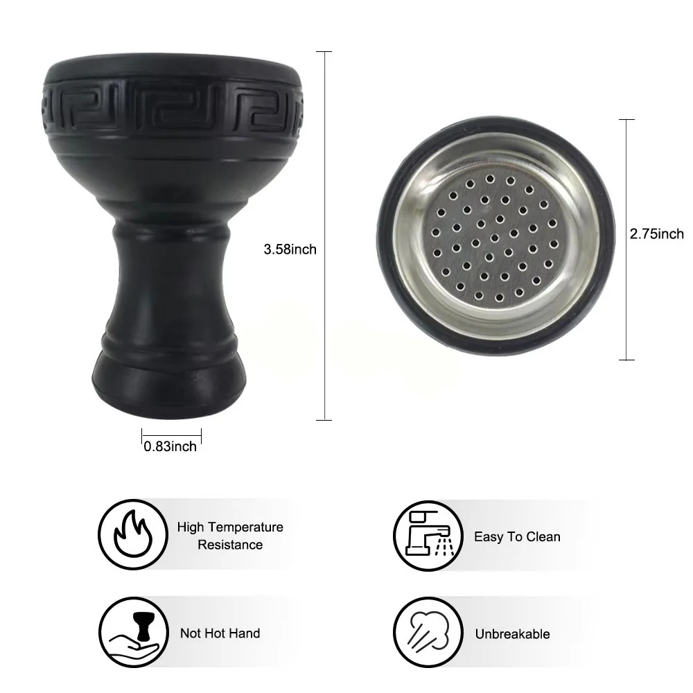 Shisha Fruit Tobacco Bowl with Metal Mesh