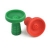 Grid Embossed Silicone Hookah Bowl
