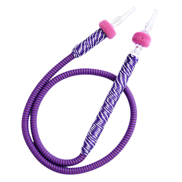 Crocheted Two-Tone Handle PVC Hookah Hose