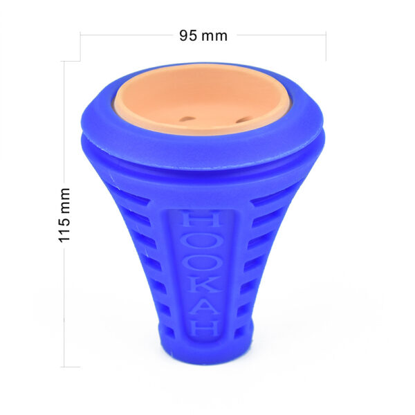 Clay Shisha Tower Rubber Bowl