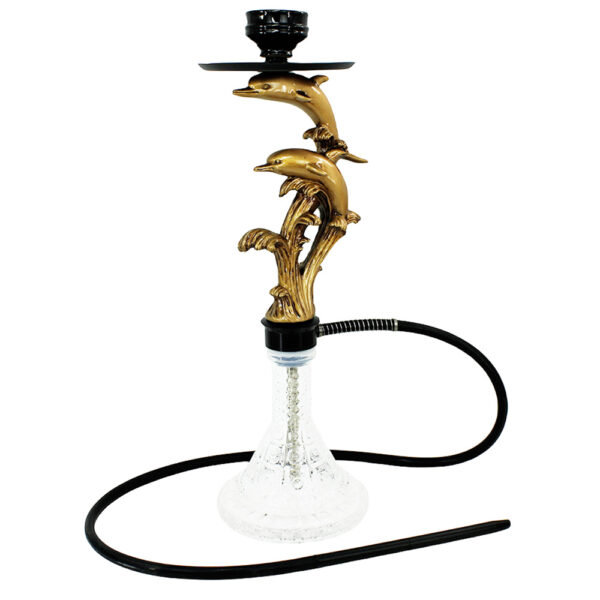 Dolphin Glass Base Hookah