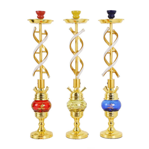 LED DNA Spiral Bar Hookah